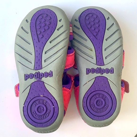 PEDIPED Flex Sahara Fuchsia/Lavender Sandals SIZE: US7.5-8/ EU 24 - Picture 4 of 6